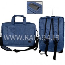 کیف و کوله CAT KC2 سرمه ای دو کاره / فول ضربه گیر / مناسب 15.6 اینچ / ضربه گیر حبابدار مجزا / دارای 7 نکه / کفی دو تکه / ورودی AUX / بند افقی ضربه گیر حباب / دوخت با دوام و جنس عالی